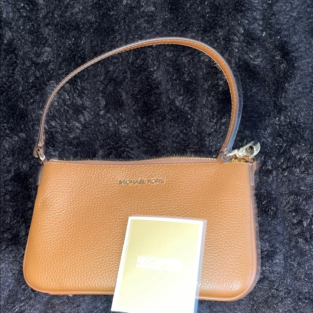 Michael Kors Tan Leather Shoulder Bag